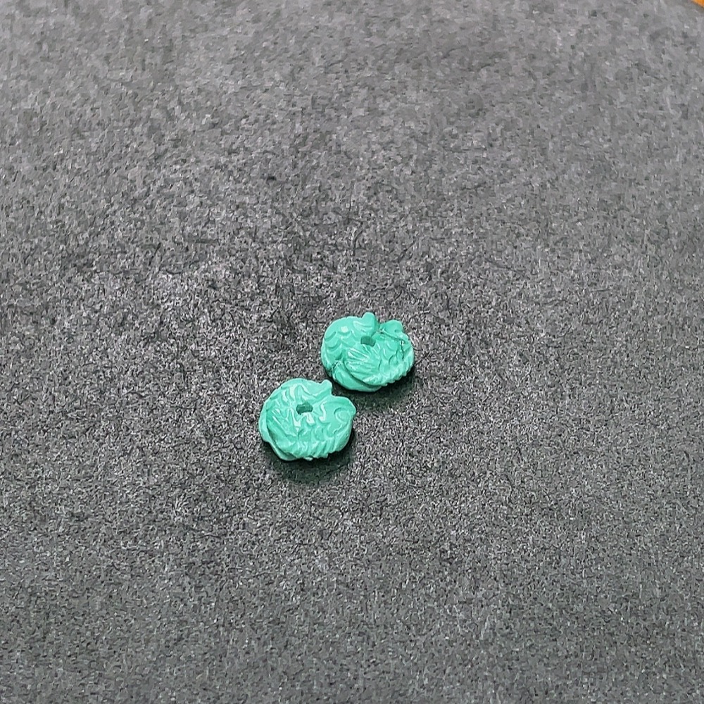 C33892215 Turquoise Jewelry Containing Other Mineral Components, Total Weight Approximately 0.45g, Sell as a Lot