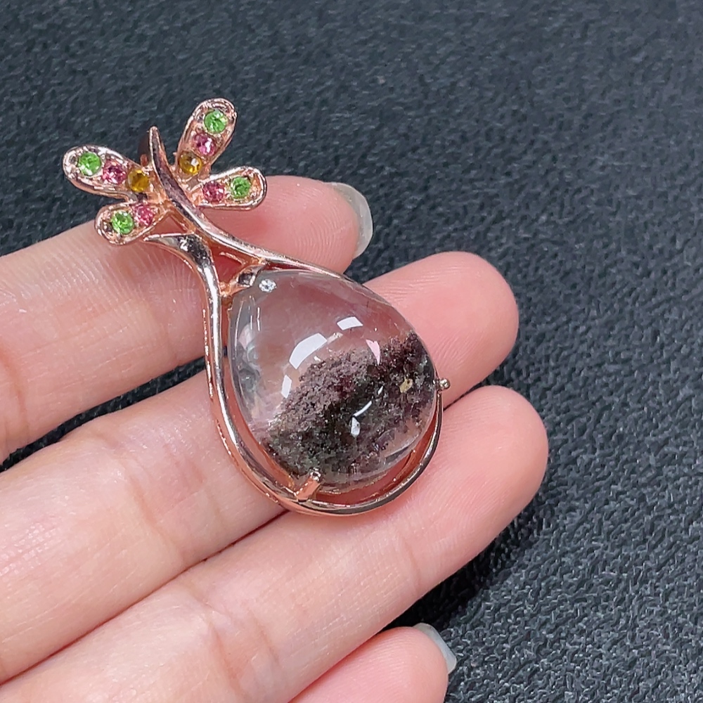 C34038610 Crystal Pendant Non-Gold Total Weight Approx. 12.01g