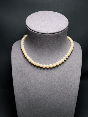 C33937723 Saltwater Pearl Necklace Non-Gold Total Weight Approx. 33.2g Size Approx. 7.3mm