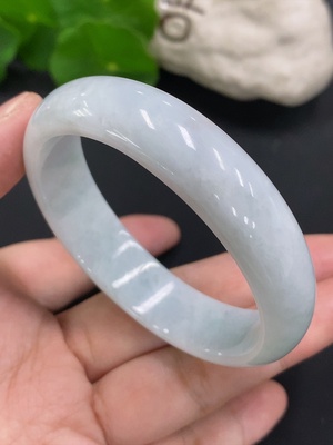 F31622315 Imperial Concorde Jadeite Bangle Size 54.3/47 Total Weight Approx. 43.6g