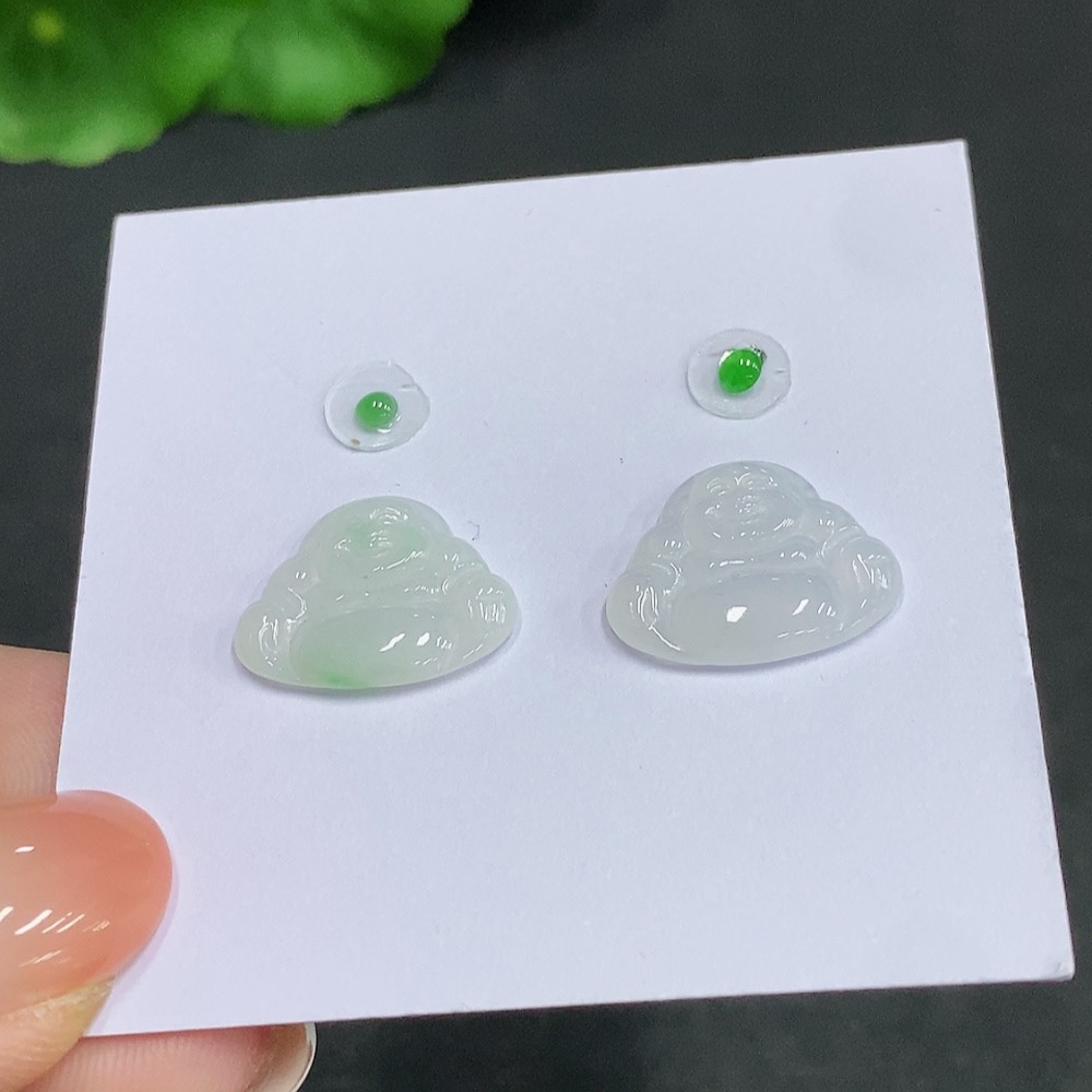 F34035699 Jadeite Inlaid Pieces Sell as a Lot