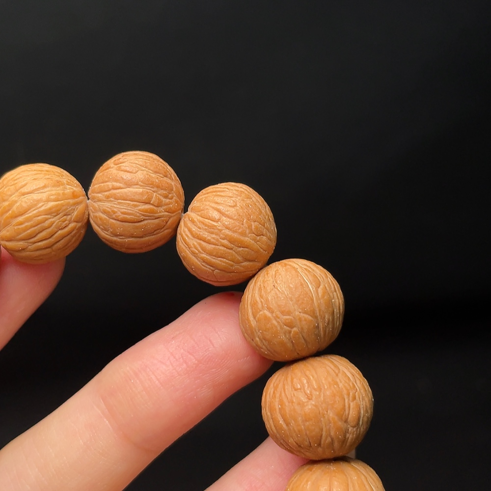 W33937057 Monkey Head Bead Bracelet, Total Weight Approx. 27.95g, Size About 14.5mm