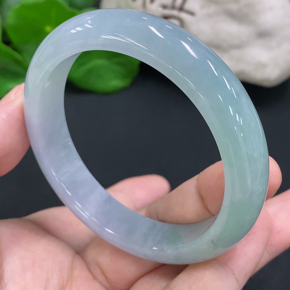 F33904727 Jadeite Round Bracelet Size 53.9 Total Weight Approx. 48.3g