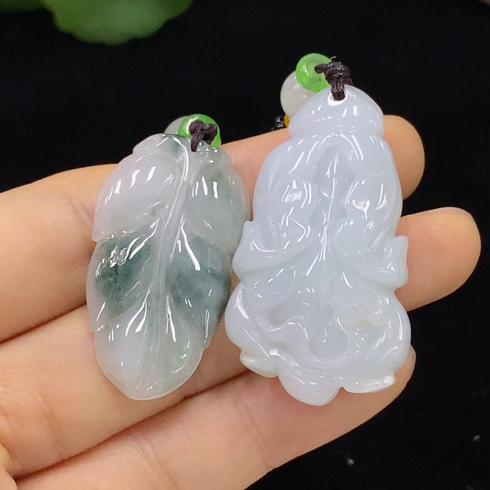 F30443465 One Lot of Jadeite Pendants with Non-Grade A Beads