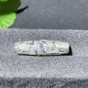 W41932390 千年西亚镶嵌带蛤蜊光琉璃管珠 老珠子