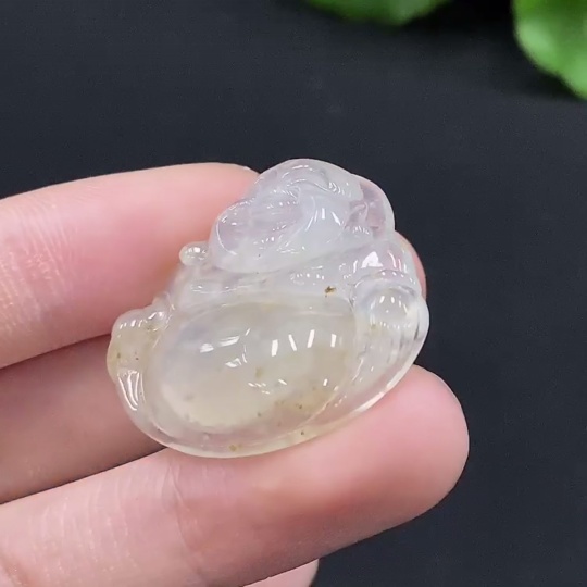 F34996068 Jadeite Buddha Pendant Total Weight approx. 8.22g