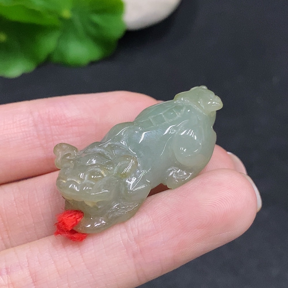F34035124 Jadeite Pi Xiu Pendant Total Weight Approx.12g
