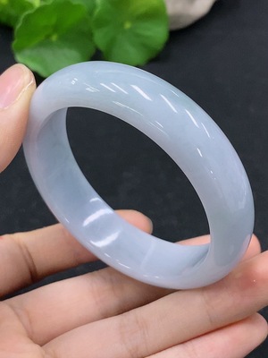 F31683594 Jadeite Round Bangle Size 53.7 Total Weight Approx. 56.84g