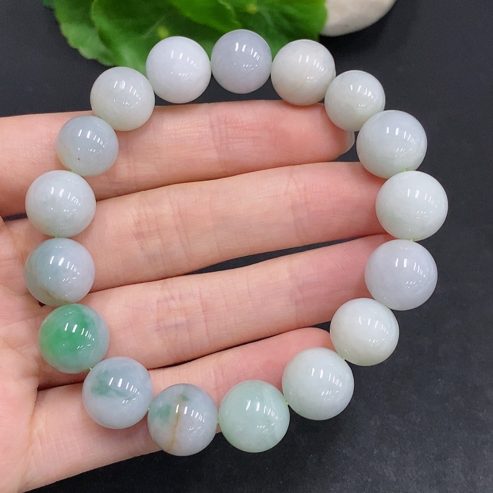 F33831088 Jadeite Bracelet Total Weight Approx. 51.6g Size 12.1mm