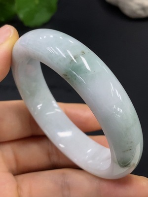 F29335470 Jadeite Round Bangle Size 54.8 Total Weight Approx. 63.26g