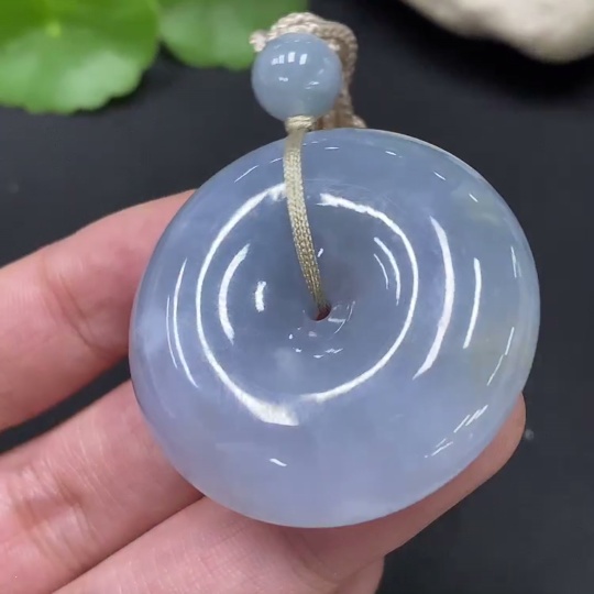 F27122999 Jadeite Safety Buckle Pendant, Color Origin Undetermined, Total Weight Approx. 35.29g