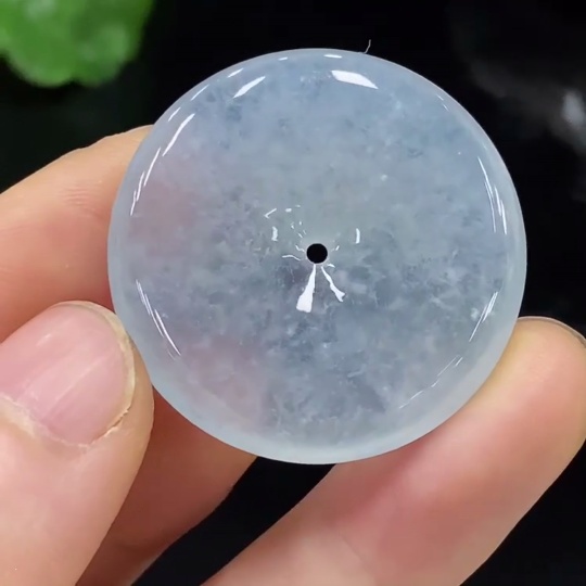 F28267697 Jadeite Safety Buckle Pendant Total Weight Approx. 13.59g