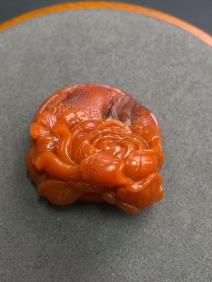 C12350659 South Red Agate Pendant, Approx. 37.33g