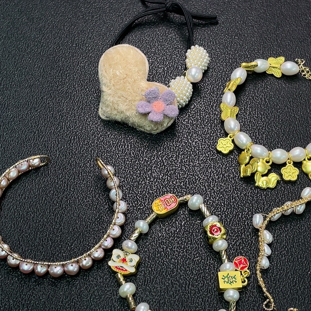 C34038576 Pearl Jewelry Non-Gold Total Weight Approx. 58.9g Including Rope Sell as a Lot