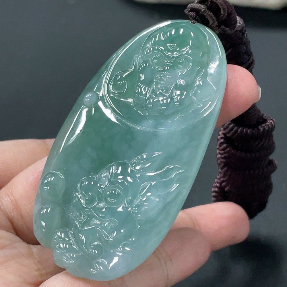 F28195406 JadeitePendant, Total Weight Approximately 47.8g