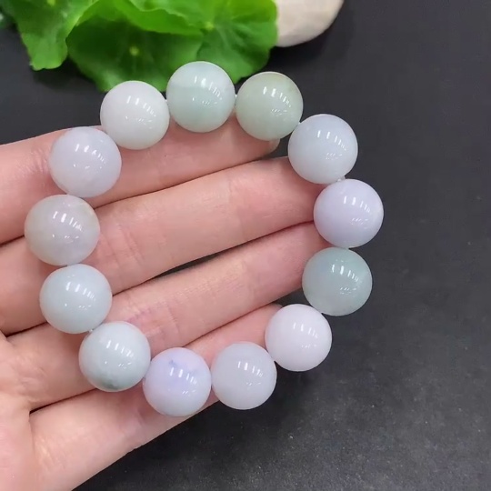 F35124100 Jadeite Bracelet Total Weight Approx. 51.5g Size 13.3mm