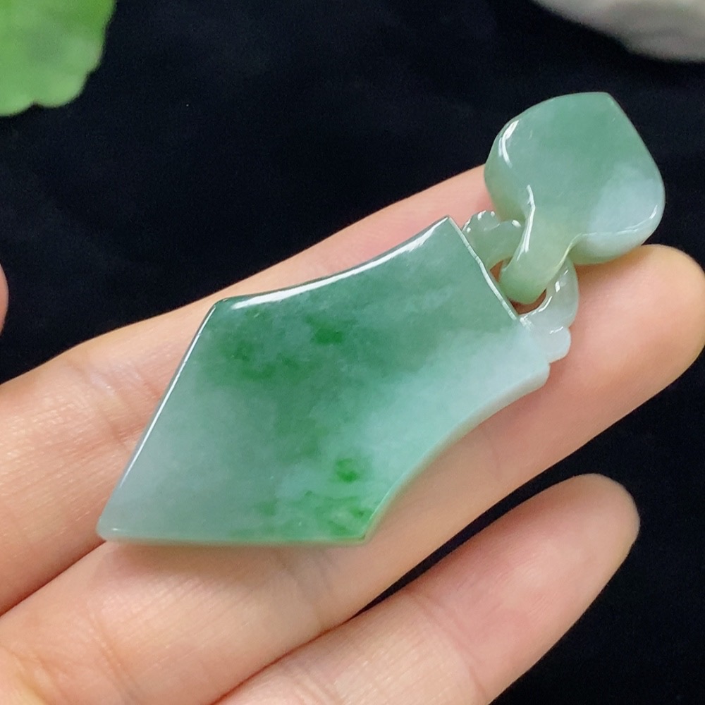 F28235516 Jadeite Pendant Total Weight Approx. 15.47g