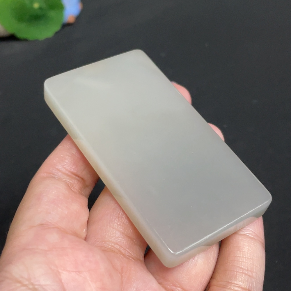 H33863910 Hetian Jade Pendant, Plain Pendant, Total Weight Approx. 67.4g