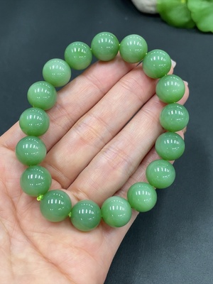 H23656608 Hetian Jade Bracelet Approx. 11.7mm Total Weight Approx. 46.2g