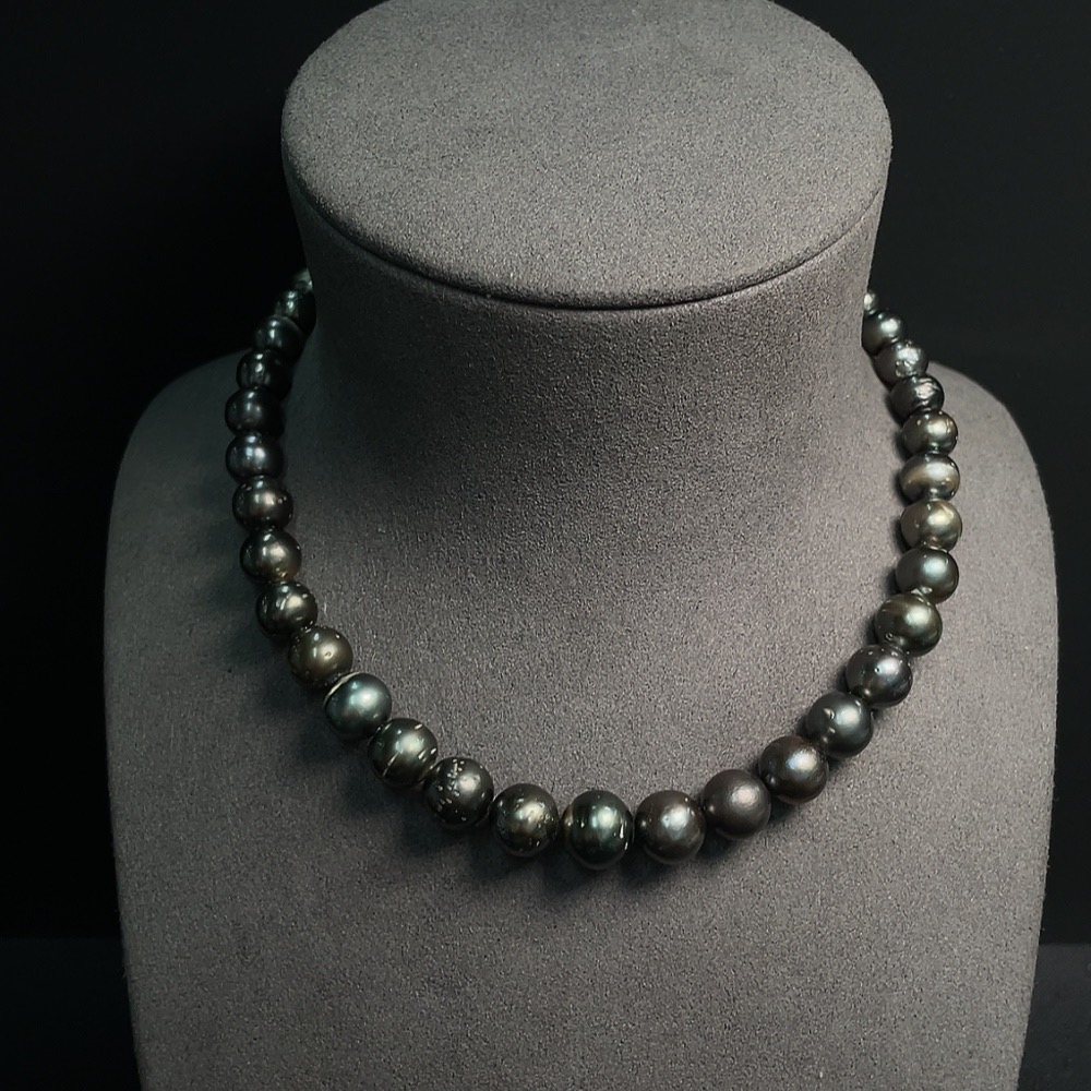 C24824292 Seawater Pearl Strand Non-Gold Setting Size 7.9-11.6mm Approx. Total Weight About 53.31g Color Origin Undetermined