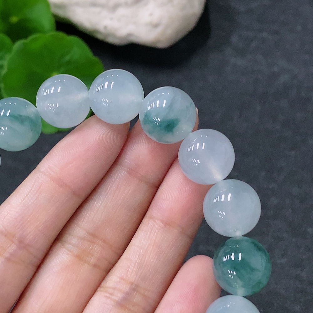 F34954996 Jadeite Bracelet, Approx. 12.5mm, Total Weight Approx. 57.37g
