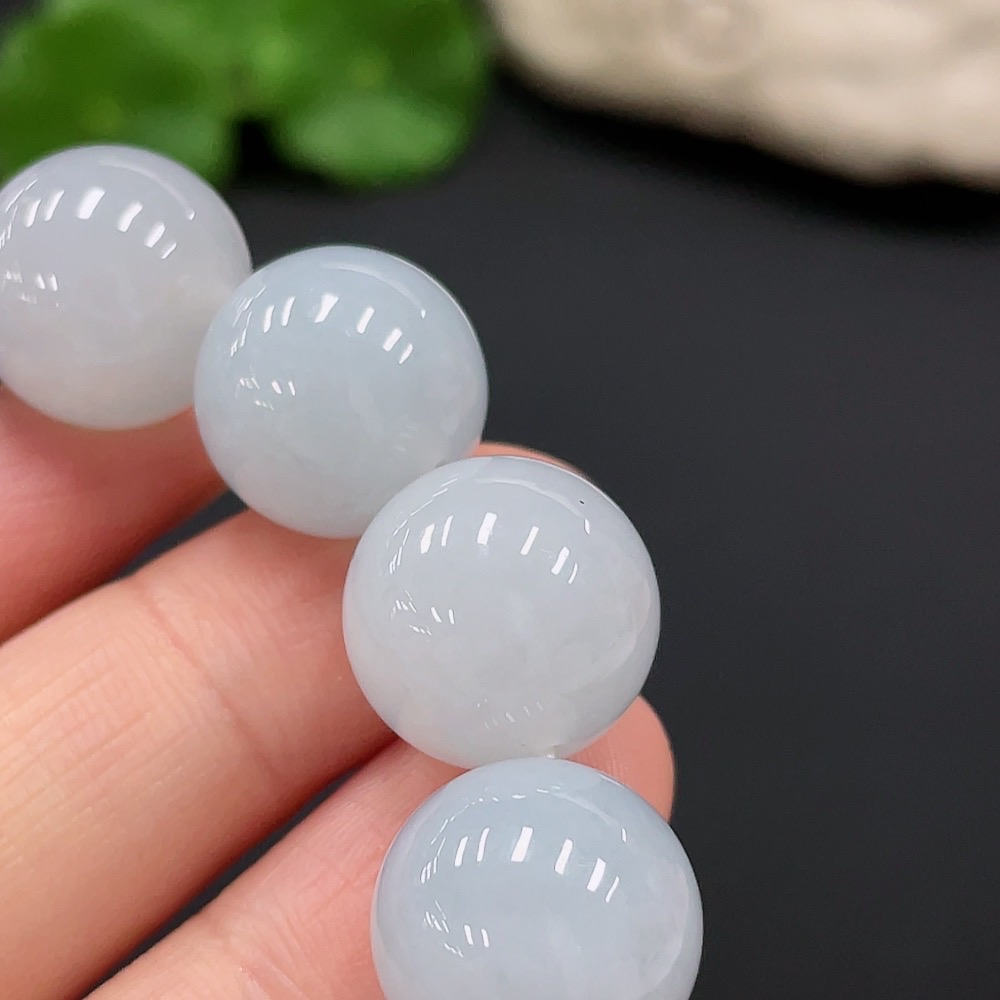 F26996275 JadeiteBeaded Bracelet, Approx. 14.7mm, Total Weight About 81.37g