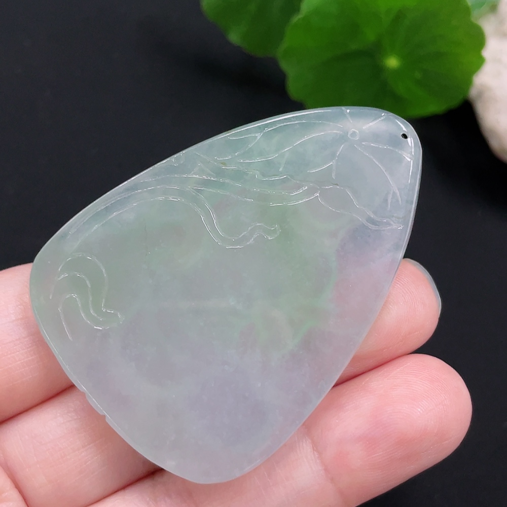 F30454373 Jadeite Guanyin Pendant, Total Weight Approx. 21.3g