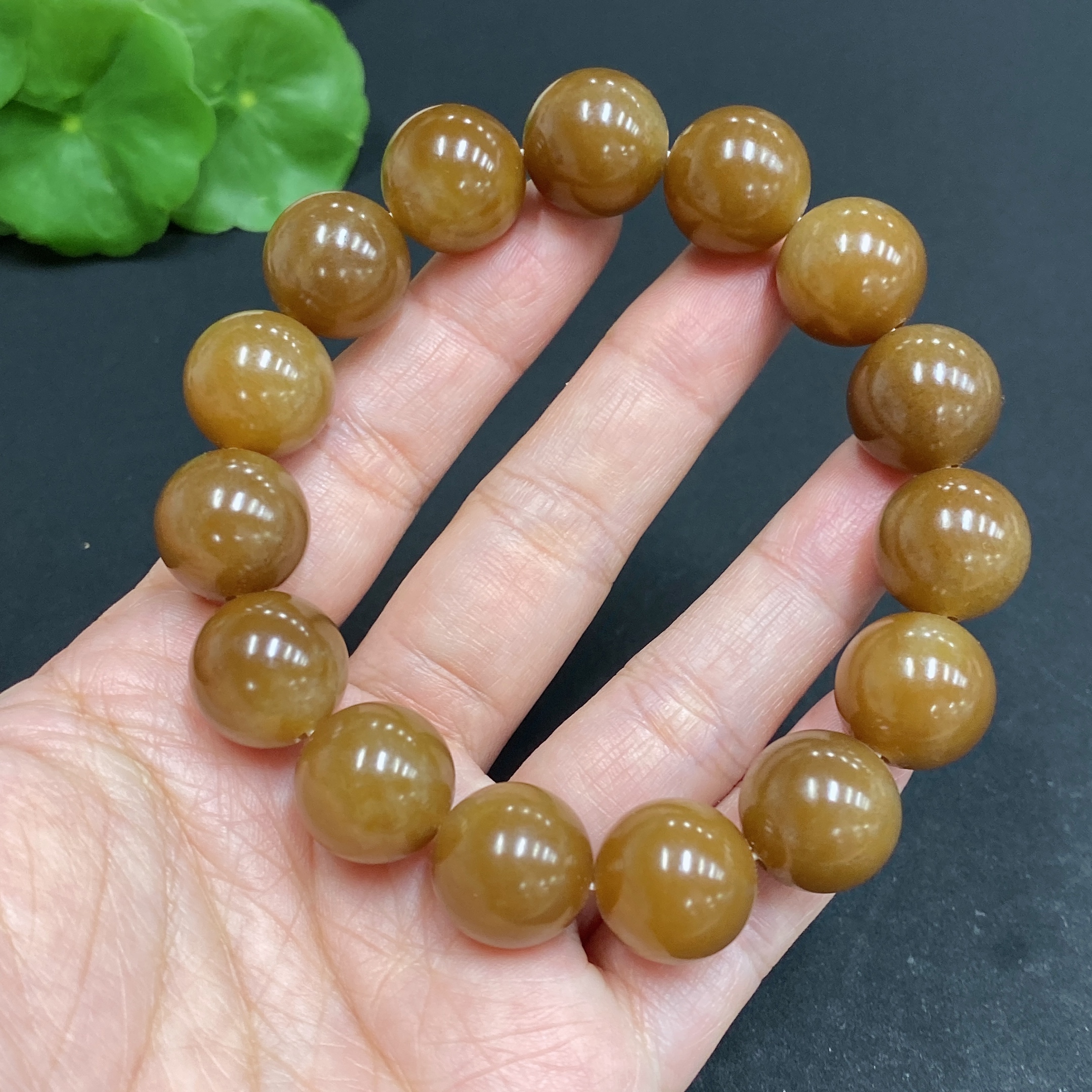 H34970537 Hetian Jade Bracelet, about 13.8mm, total weight about 64g