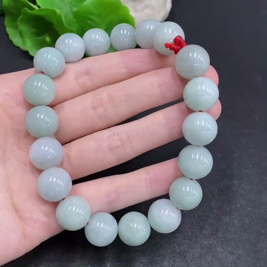 F33940586 Jadeite Bracelet Total Weight Approx.81.4g Size 13.5mm