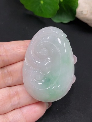 F31675832 Jadeite Ruyi Pendant Total weight about 20g