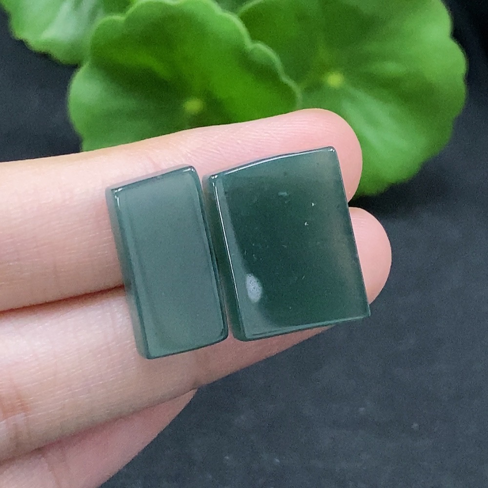 F34056864 Jadeite Inlaid Pieces Sell as a Lot