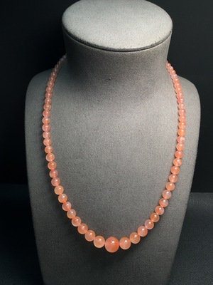 C29370889 South Red Agate Bead Strand Non-Gold Setting Approx. 4.1-12.4mm Total Weight About 38.42g Visible Organic Matter