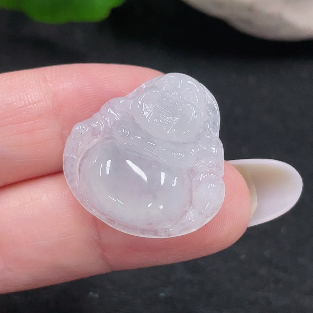 F33899517 Jadeite Buddha Pendant, Total Weight Approx. 4g