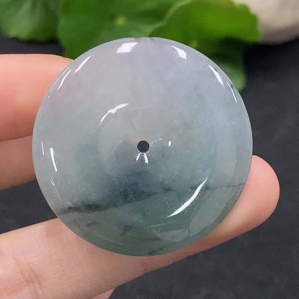 F33926554 Jadeite Safety Buckle Pendant Total weight approx. 13.7g (including other mineral components)