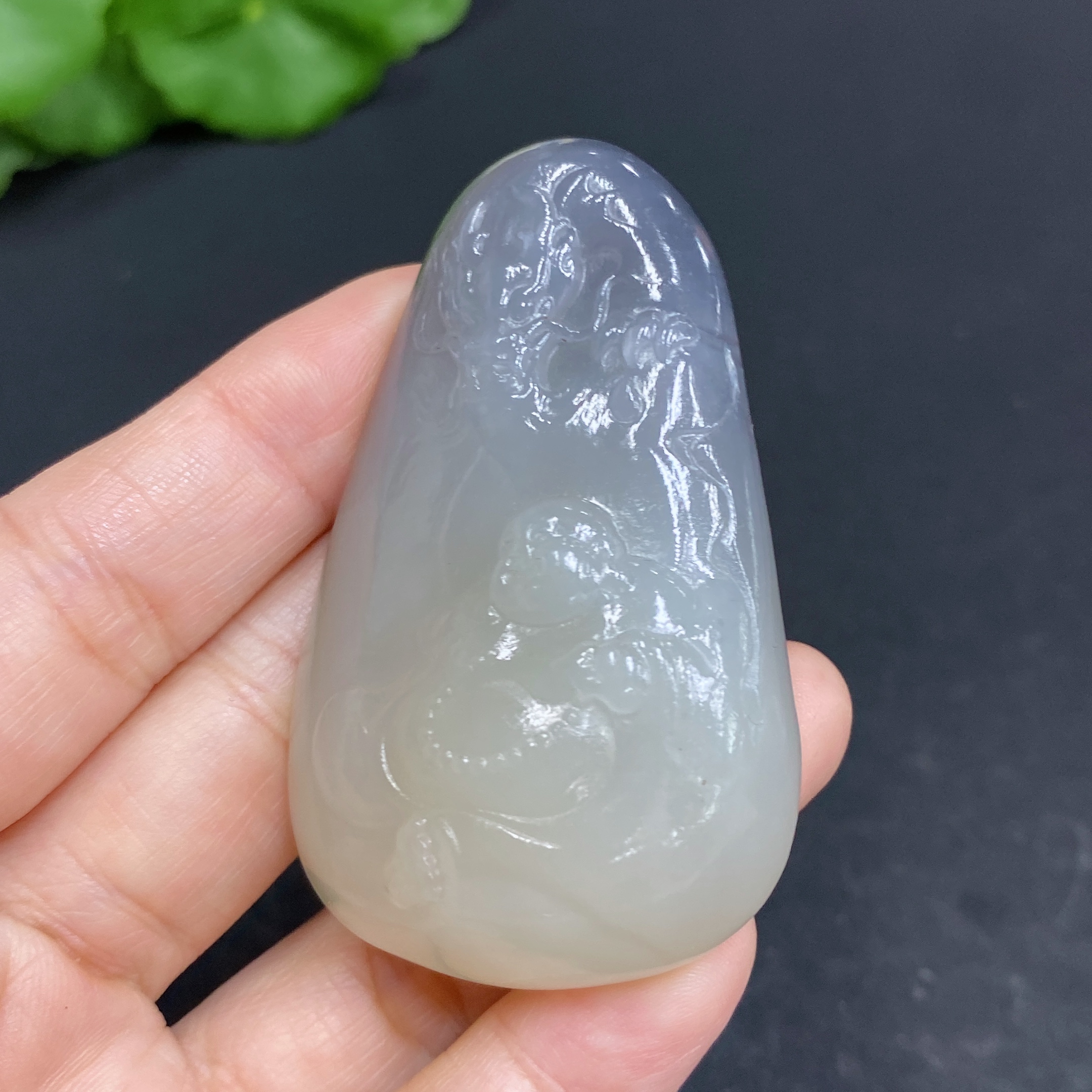 H33902961 Hetian Jade Pendant, Buddha, Total Weight Approx. 52.1g