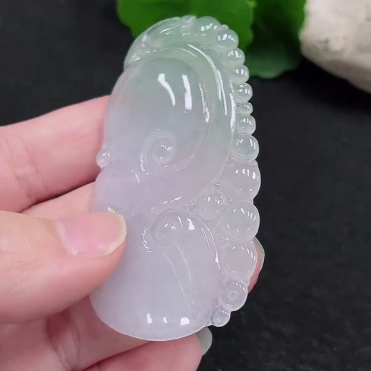 F32772473 Jadeite Ruyi Pendant Total Weight Approx. 11.4g