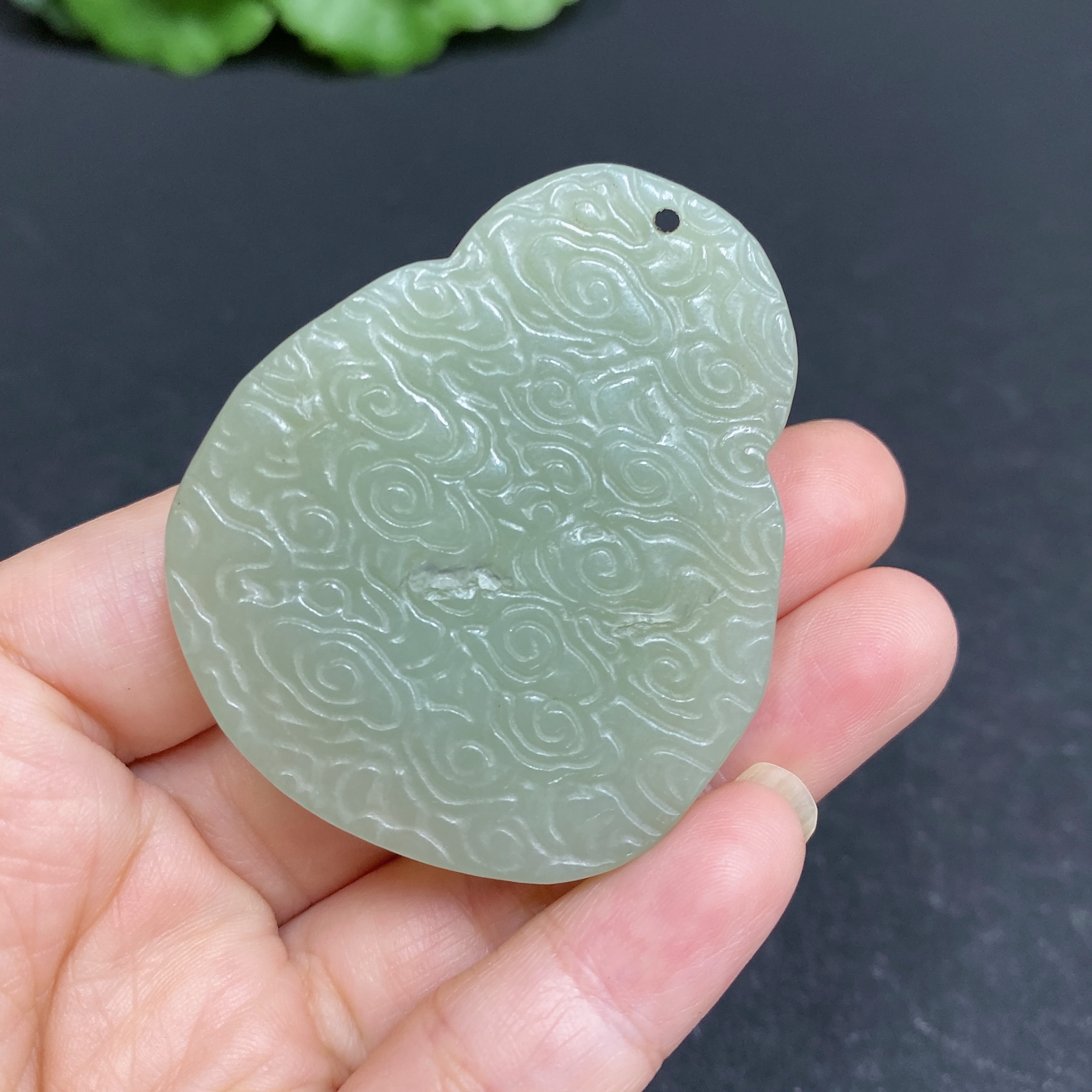 H33878961 Hetian Jade Pendant Buddha Total Weight About 35.7g