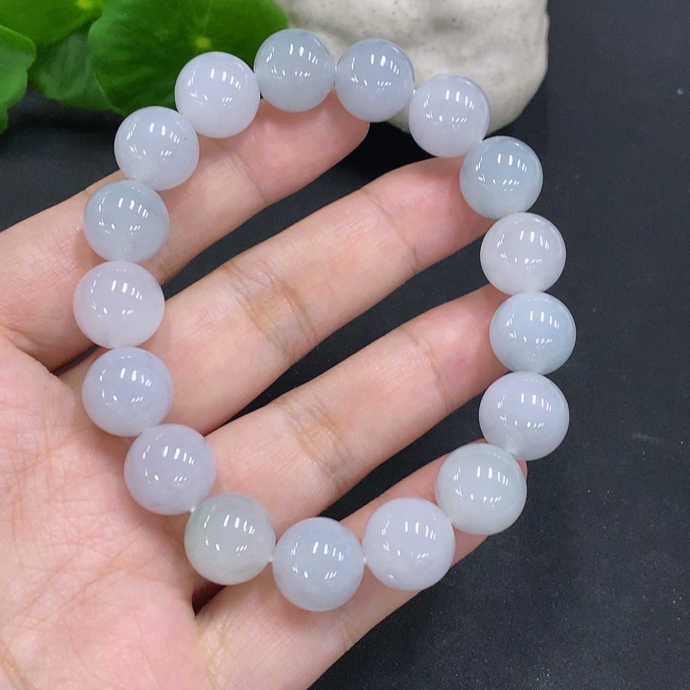 F34022340 Jadeite Bead Necklace Approx. 12mm Total Weight Approx. 54.4g