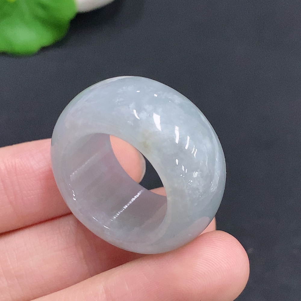 F33876983 Jadeite Ring Size 21 Total Weight Approx. 18.1g