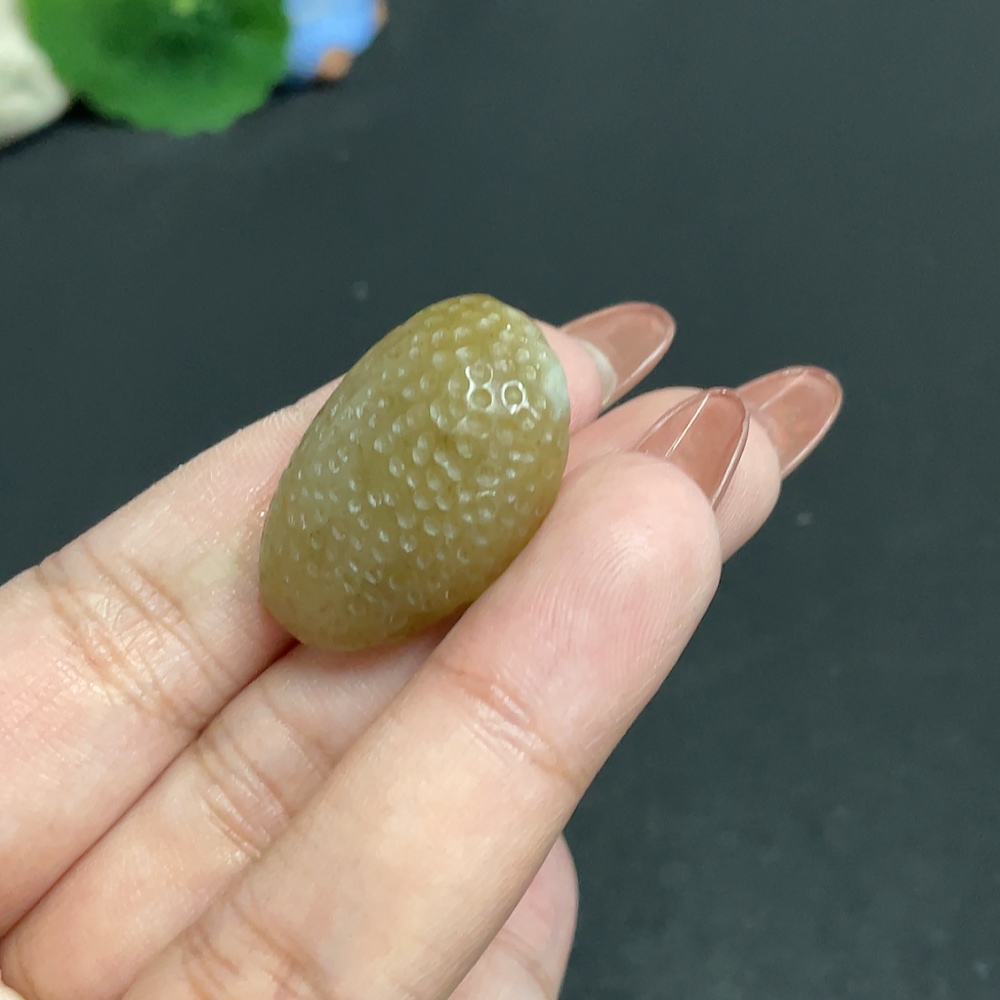 H34011299 Hetian Jade Pendant - Quacking Wealth - Total Weight: Approx. 9.7g