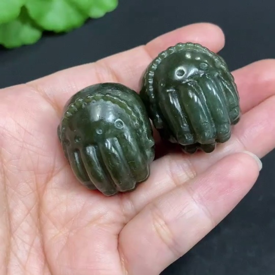 H34970276 Hetian Jade Pendant Prayer Total Weight Approx.56g