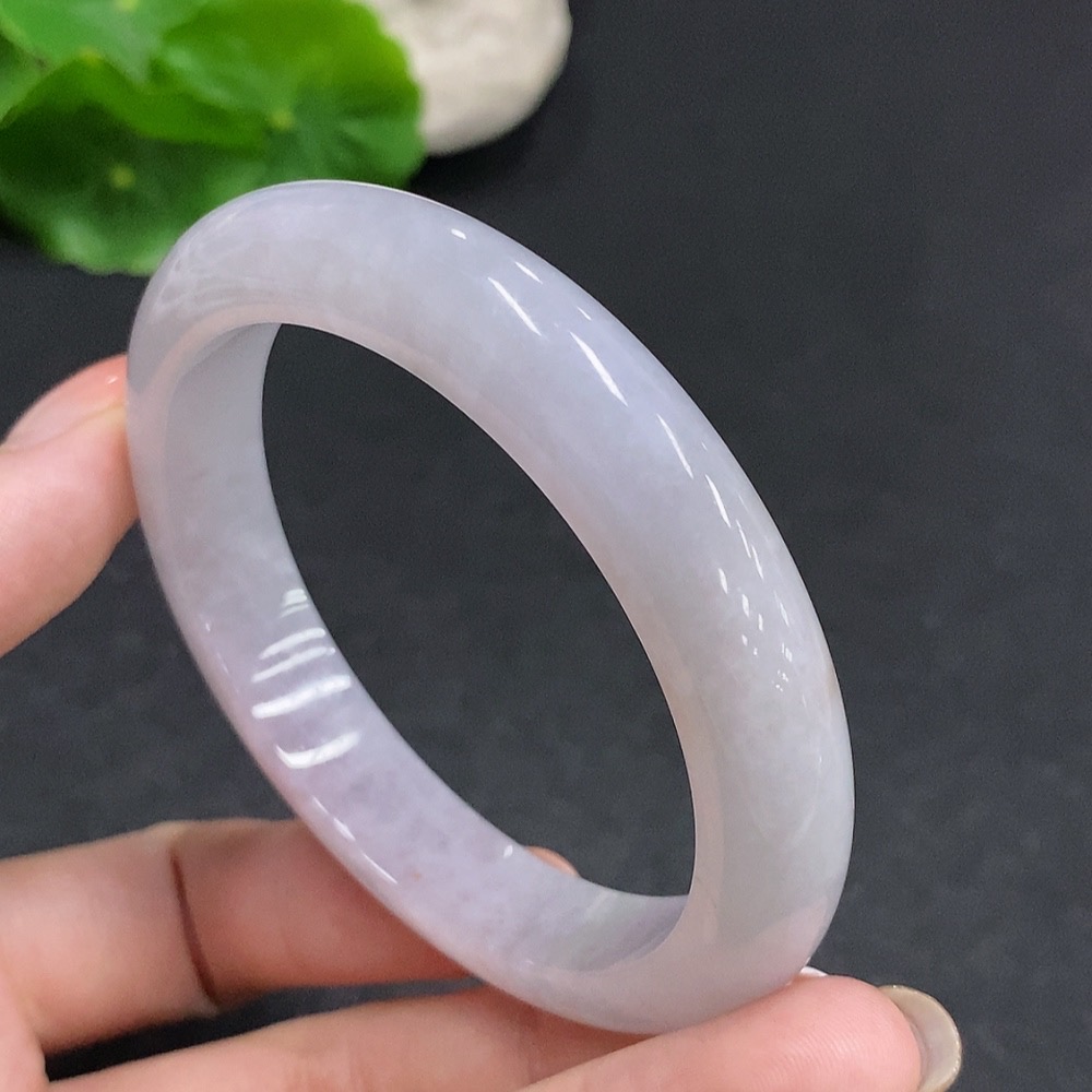 F34059942 Jadeite Round Bangle Total Weight Approx. 50.7g Size 56