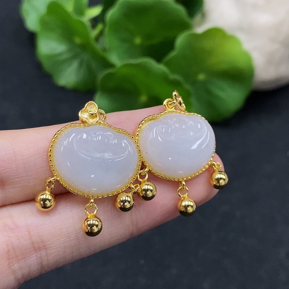 F35089867 Jadeite Pendants Sell as a Lot (Non-Gold Inlaid)