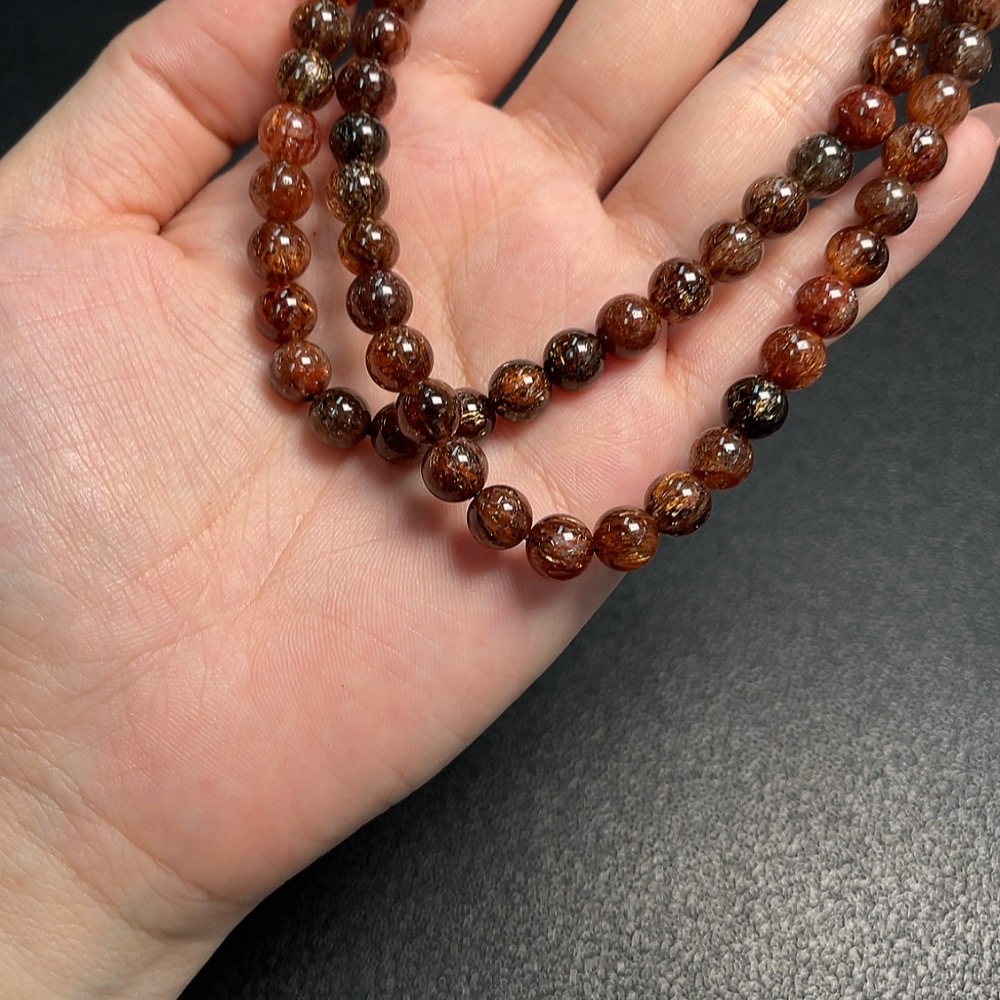 C33852977 Crystal Bead Strand Total Weight Approx.40g Size 6.9mm