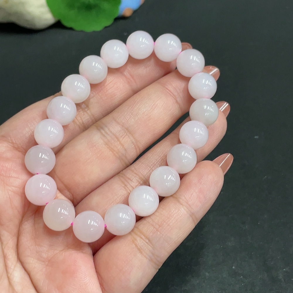 H34005700 Hetian Jade Bracelet, Size Approx. 9.6mm, Total Weight Approx. 28g