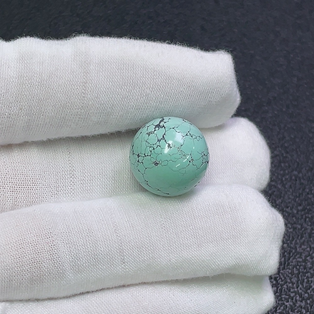 C31619254 Turquoise Jewelry with Other Mineral Components, Total Weight Approx. 5.21g, Size About 16mm