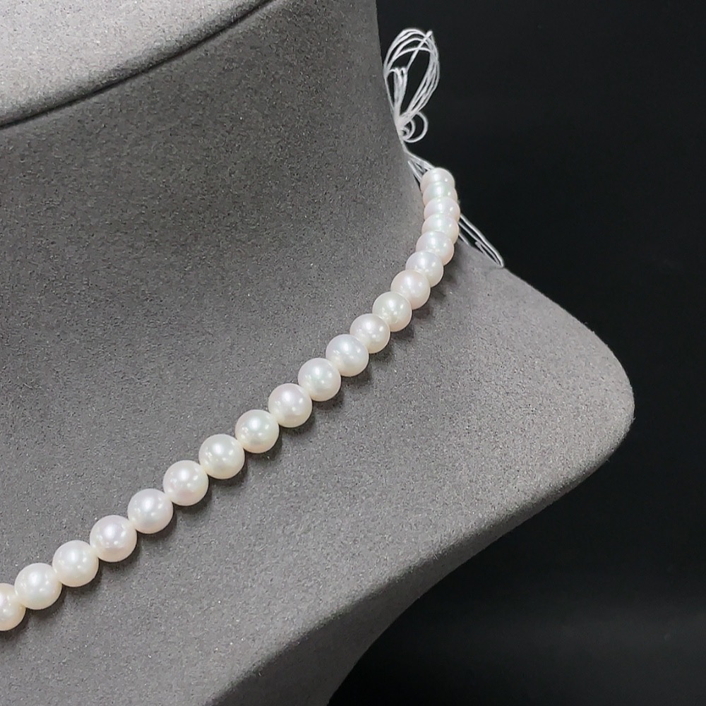 C34950206 Pearl Bead Strand Total Weight Approx. 27.78g Size About 6.7mm