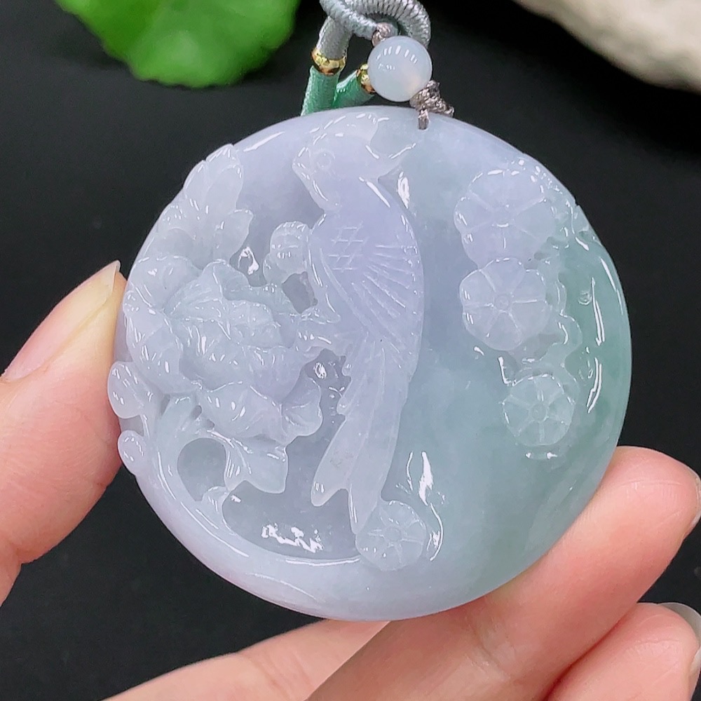 F22528839 Jadeite Heroic and Resourceful Pendant, Total Weight 41.823g
