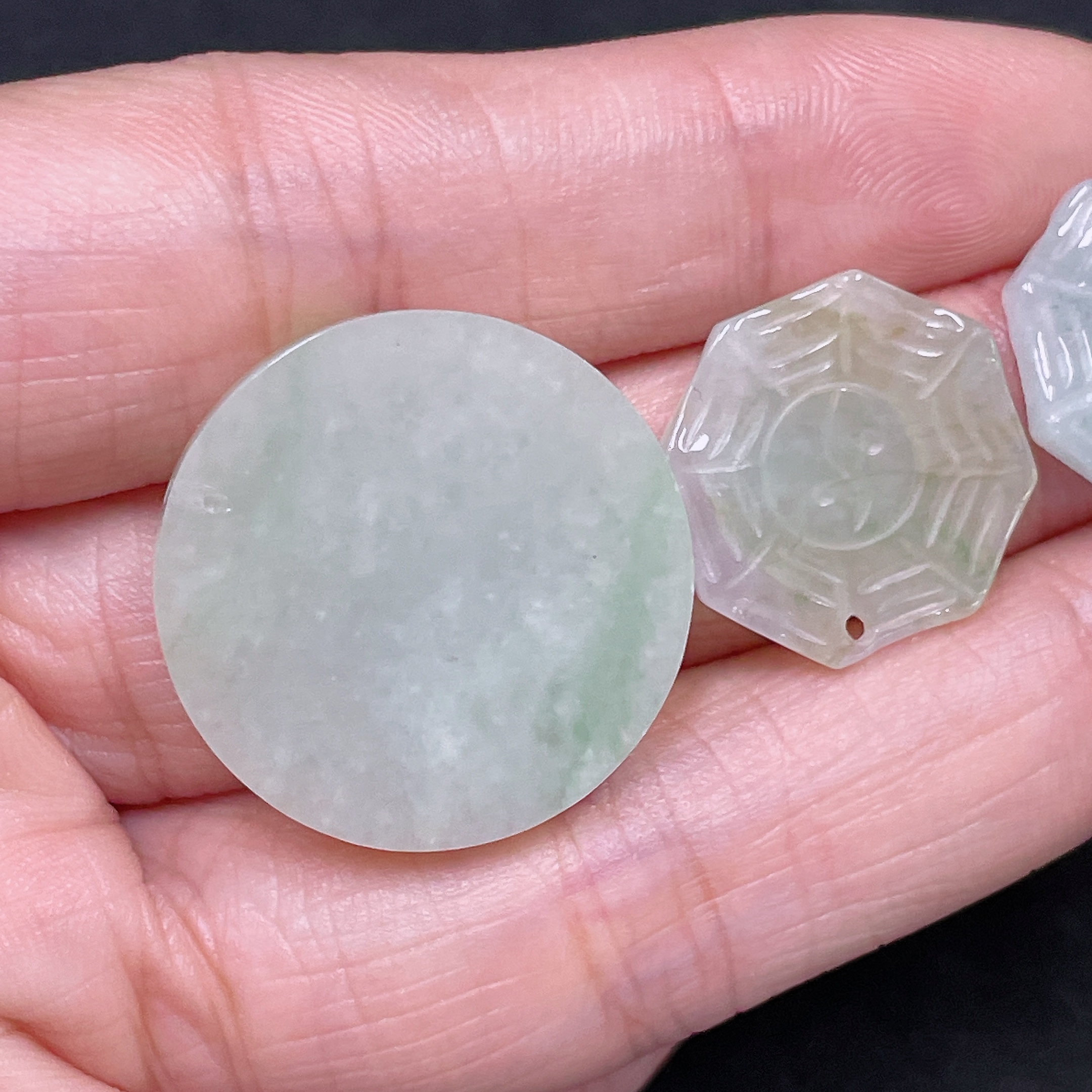 F34046817 Jadeite Pendants Sell as a Lot