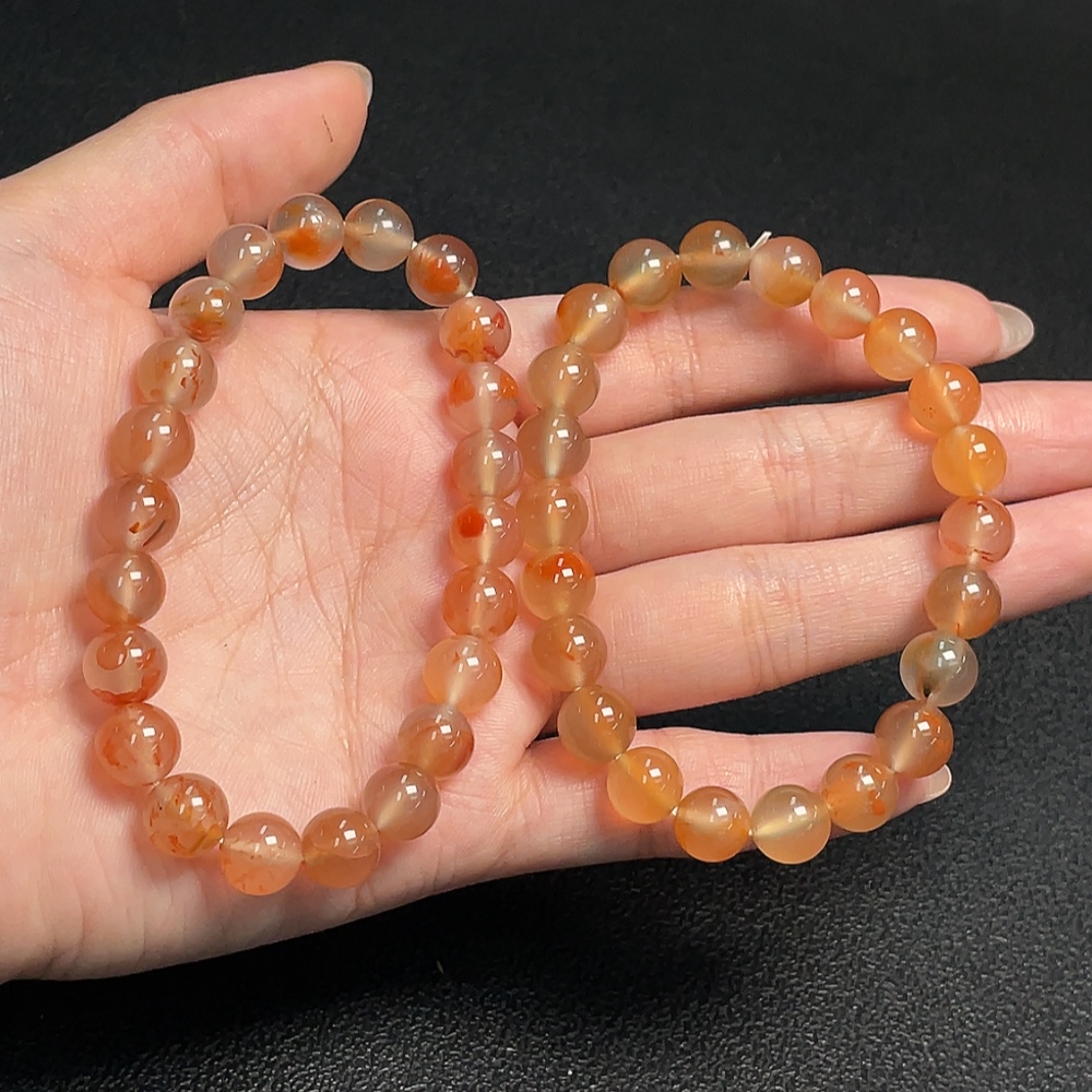 C32746355 Red Agate Bracelet, Total Weight Approx. 39.12g, Sell as a Lot